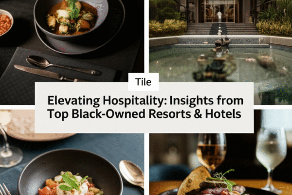 Elevating Hospitality: Insights from Top Black-Owned Resorts & Hotels