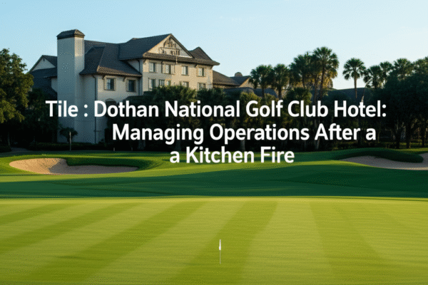 Dothan National Golf Club Hotel: Managing Operations After a Kitchen Fire