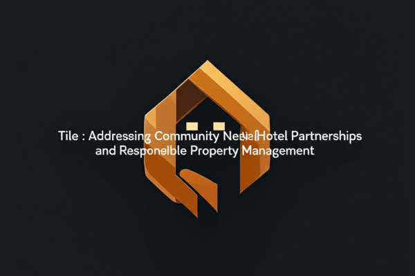 Addressing Community Needs: Hotel Partnerships and Responsible Property Management