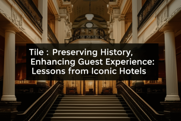 Preserving History, Enhancing Guest Experience: Lessons from Iconic Hotels